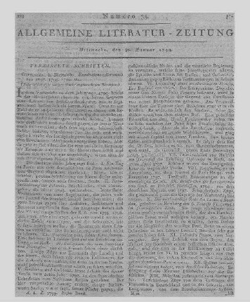 Blicke auf Europens gegenwärtige Lage, mit besonderer Rücksicht auf die Angelegenheiten Deutschlands. [S. I.] 1797