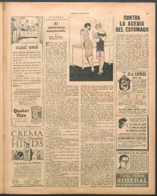 El misterioso enamorado : Cuentos humorísticos