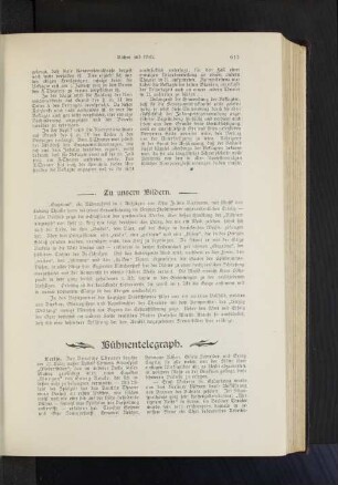 Zu unsern Bildern
