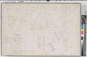 Erle (Raesfeld), Teilung der Erler Mark, Bl.3 Brouillonkarte Flur 3 In der Ströh