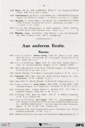 Nassau (Nr. 1287-1412)