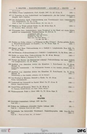 II. Graphik (Nr. 492-555)
