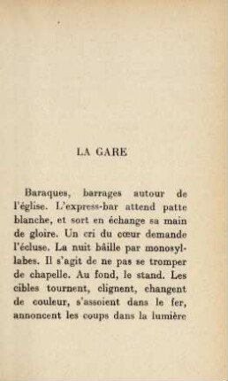 La gare