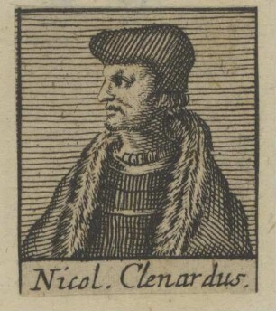 Bildnis des Nicol. Clenardus
