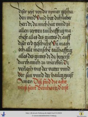 [9v - 12r] Ps. Bernhards acht Verse.
