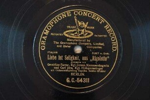 Liebe ist Seligkeit : aus "Rigoletto" / [G. Verdi]
