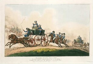WHK 44 Manöver der Artillerie: Abbildung der 'fliegenden Artillerie', 1798