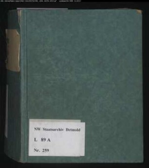 Gogerichtsregister 1690-1700 Vogtei Schötmar