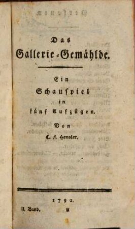 Deutsche Schaubühne. 38 = Jg. 4,Bd. 2. 1792