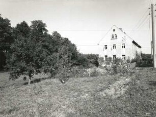 Wachau. Philipp-Mühle, Mühlweg 2 (nach 1850). Straßenansicht