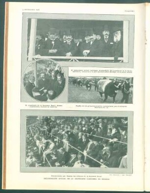 Inauguración oficial de la Exposición Ganadera de Rosario