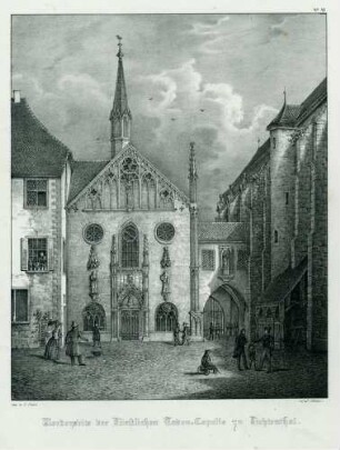 Vorderseite der Fürstlichen Toden-Capelle zu Lichtenthal