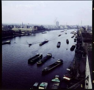 Mannheim: Rheinhafen, Blick vom Hochhaus