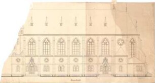 Schmidt, Heinrich von; Darmstadt; Neue Ev. Kirche - Ansicht