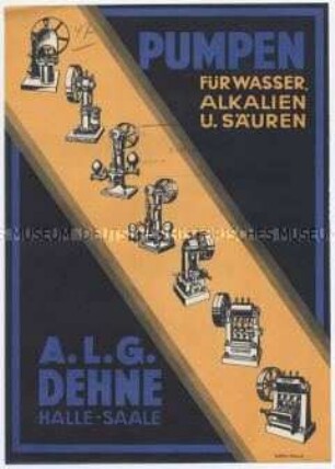 Pumpen für Wasser, Alkalien und Säuren