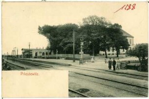 Priestewitz. Bahnhof