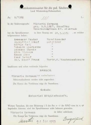 Hermann, Viktoria