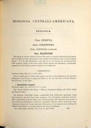 Insecta : Coleoptera, 1,2