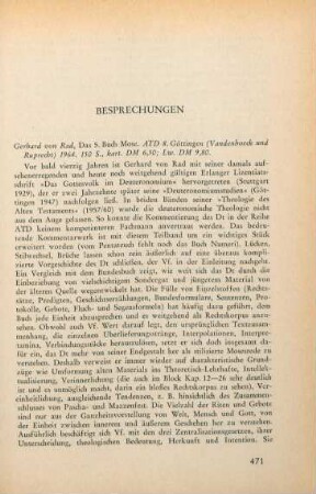 Besprechungen
