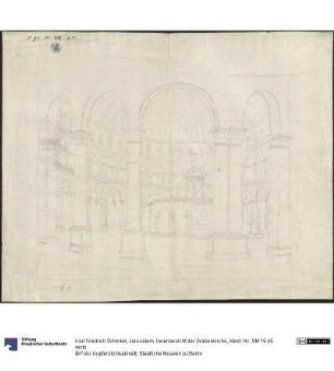 Jerusalem. Innenansicht der Grabeskirche
