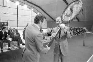 Tennisclub Durlach. Einweihung der neuen Tennishalle