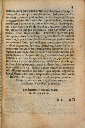 Ciceroniana epitheta et adiuncta