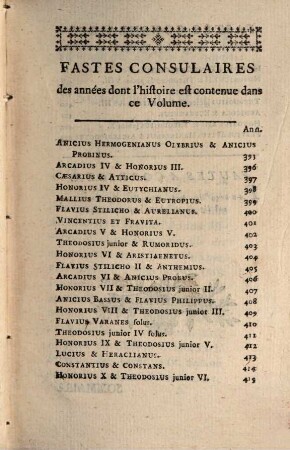 Histoire du Bas-Empire, En Commençant A Constantin Le Grand, 6