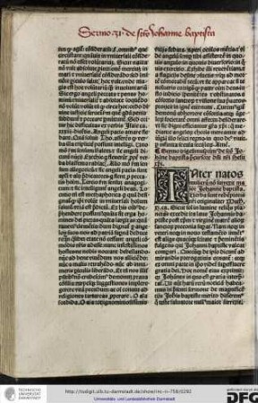 Sermo trigesimusprimus de sancto Johanne baptista precursore domini nostri Ihesu Christi.