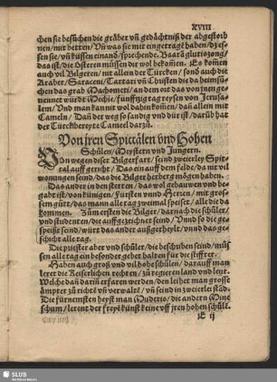 Von iren Spittälen und Hohen Schulen/ Meystern und Jungern