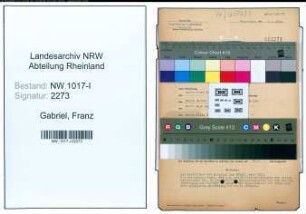 Entnazifizierung Franz Gabriel , geb. 03.07.1897 (Angestellter)