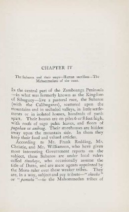 Chapter IV. The Subanos and their ways. - ...