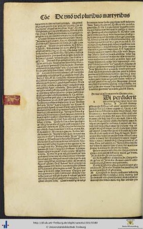 De uno vel pluribus martyribus