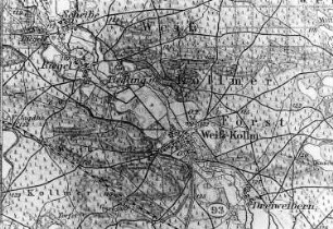 Lohsa-Weißkollm. Karte, 1:100.000