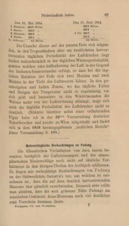 Meteorologische Beobachtungen zu Padang