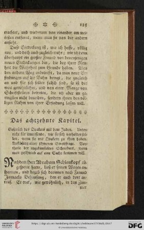 Das achtzehnte Kapitel