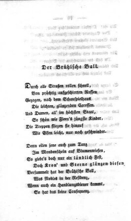 Der Brühlsche Ball