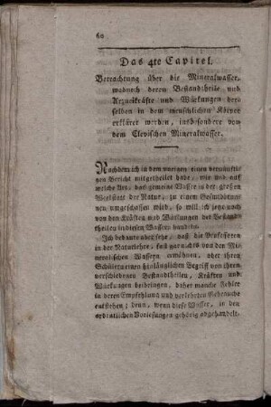 Das 4te Capitel.