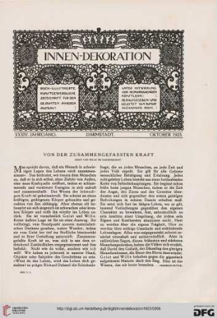Von der zusammengefassten Kraft: Geist und Wille im Daseinskampf
