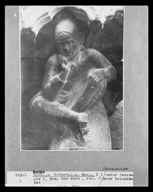 Nördliches Westportal — Südliches Gewände — Konsolfigur der Eutropia (3. Figur)