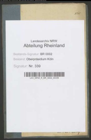 Pensionsgesuch des Advokaten Tau von Köln