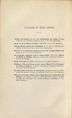 Histoire de Florence depuis la domination des Médicis jusqu'à la chute de la république (1434 - 1531), 3