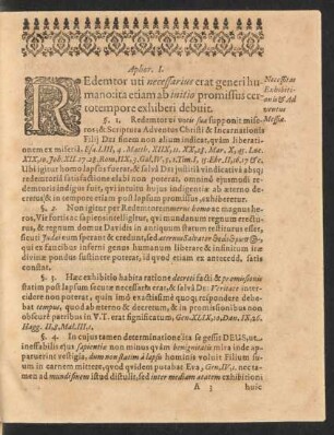 Aphor. I. [bis] Aphor. VI.