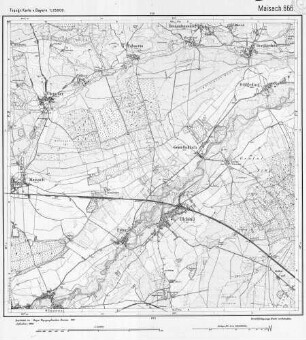 666 Maisach Topographische Karte von Bayern 1:25.000 [Positionsblätter]