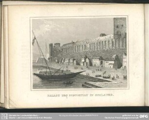 Der Palast des Diocletian zu Spalato