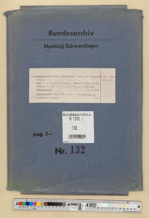 Zeitungsausschnitte betr. Zusammenbruch 1918 und "Dolchstoß"