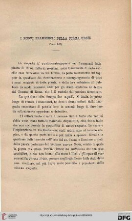 27: I nuovi frammenti della Forma urbis