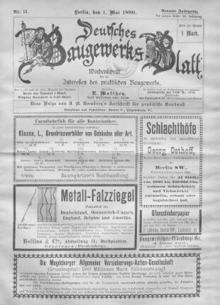 50. Jahrgang. Nr. 13.