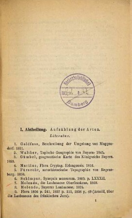 Die Laubmoose des fränkischen Jura