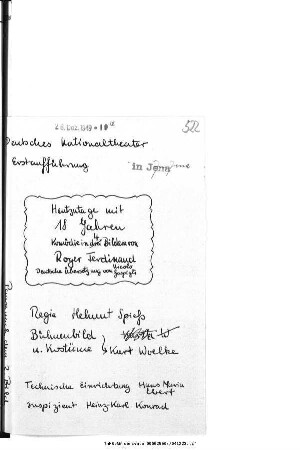 Heutzutage mit 18 Jahren