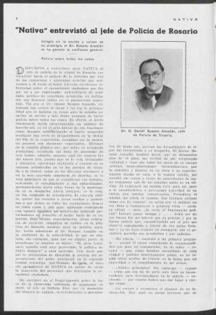 "Nativa" entrevistó al jefe de Policía de Rosario